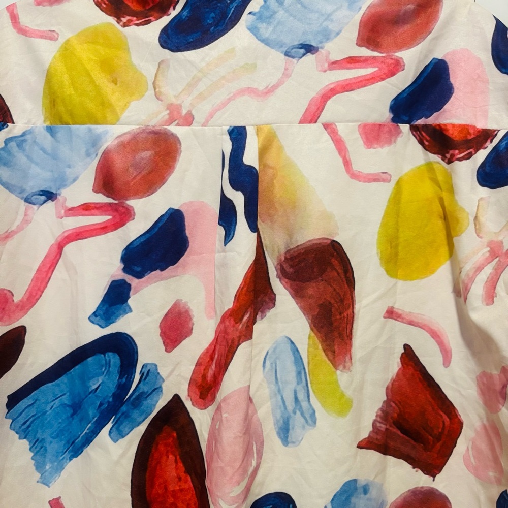 Vibrant Multicolor Women's Blouse - Picture 6 of 7